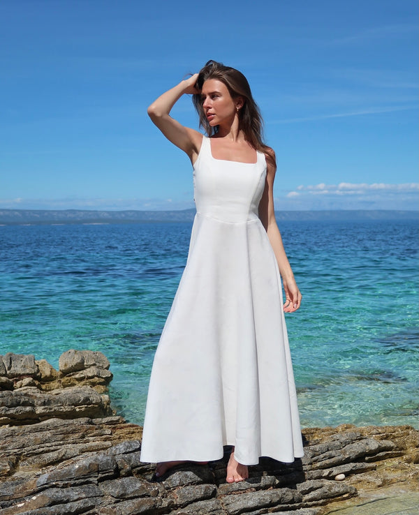 ODETTA Off-White Dress