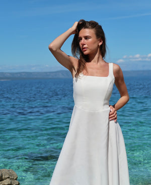 ODETTA Off-White Dress