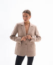 SAVA Herringbone Merino Wool Blazer