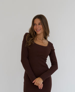 MOLLY Brown Dress