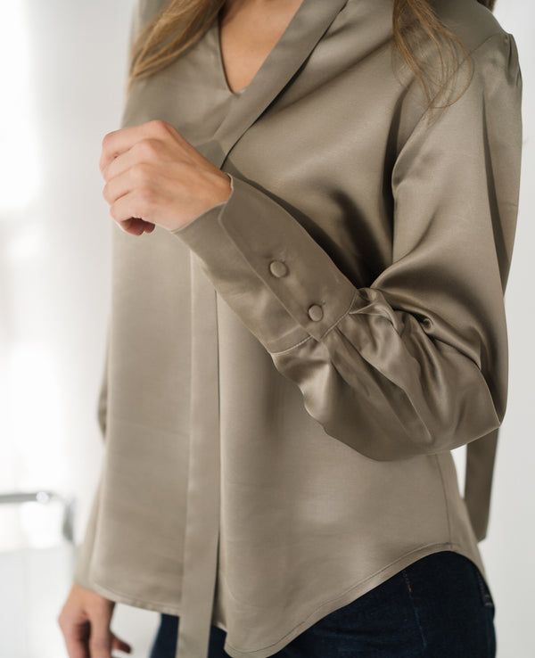SALMA Olive Shirt