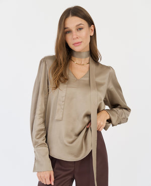 SALMA Olive Shirt
