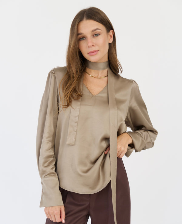 SALMA Olive Shirt