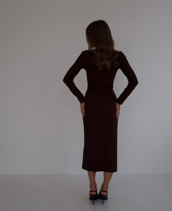 MOLLY Brown Dress