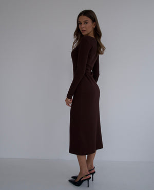 MOLLY Brown Dress