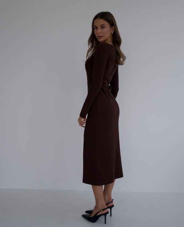 MOLLY Brown Dress