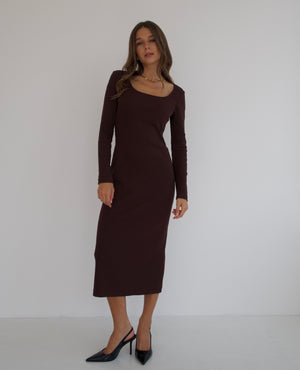 MOLLY Brown Dress